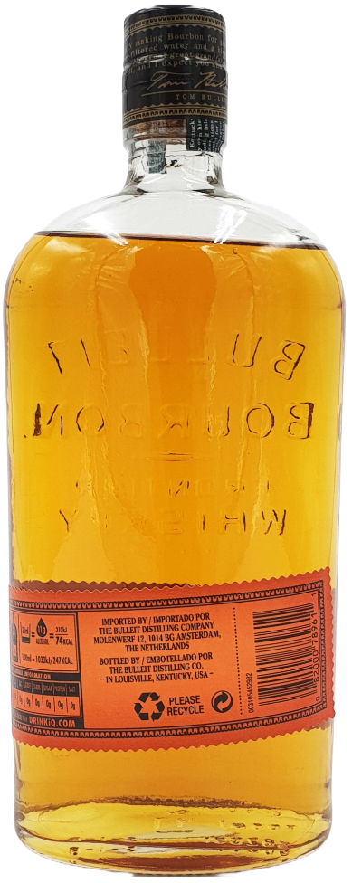 Bulleit Bourbon Whiskey 45% vol. Kentucky Straight Bourbon 0,7 l