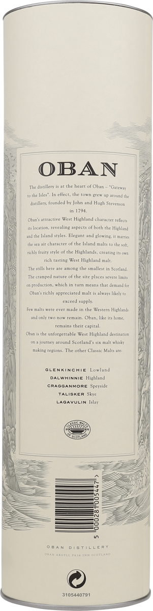 Oban 14 Jahre 43% vol. West Highland Single Malt 0,7 l