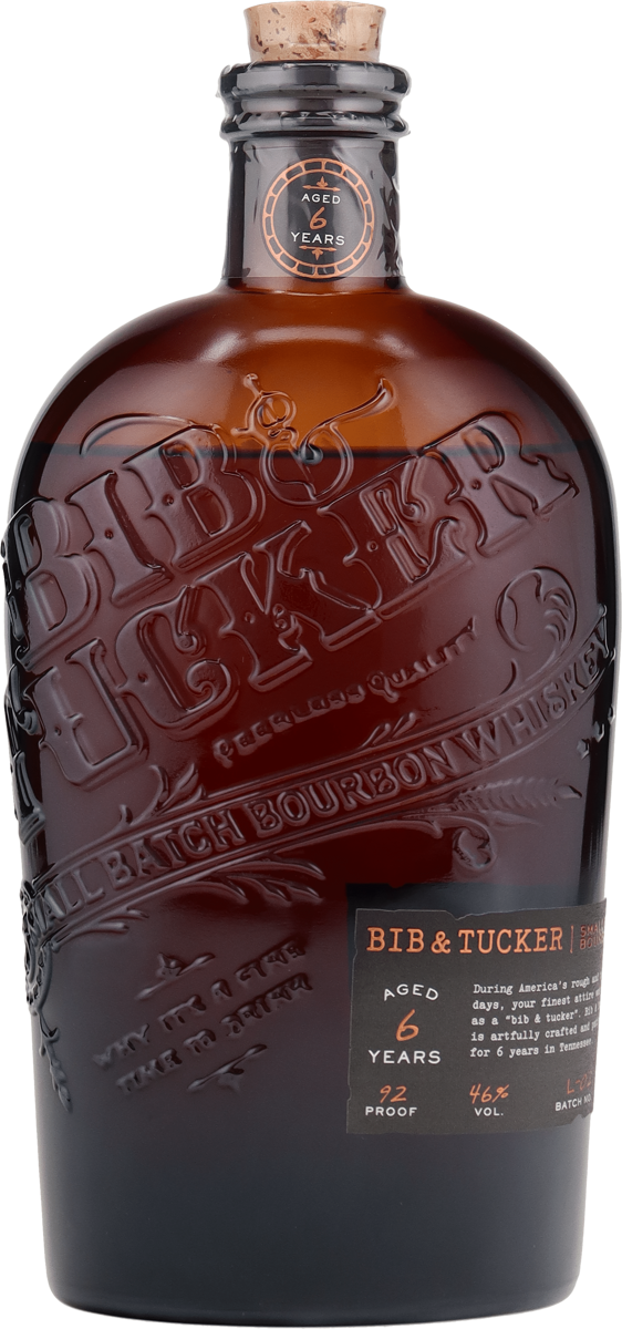 BIB & TUCKER Small Batch Bourbon 6 Jahre 40% vol USA, 46% vol.