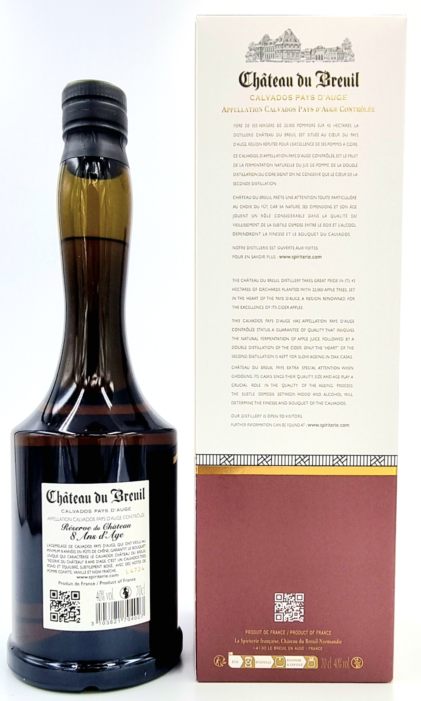 Chateau du Breuil Réserve du Château 8 Ans d'Age 40% vol. 0,7 l