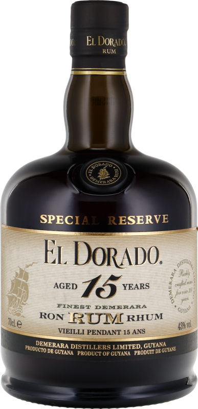 El Dorado 15 Y Special Reserve 43% vol. Rum aus Guyana 0,7 l