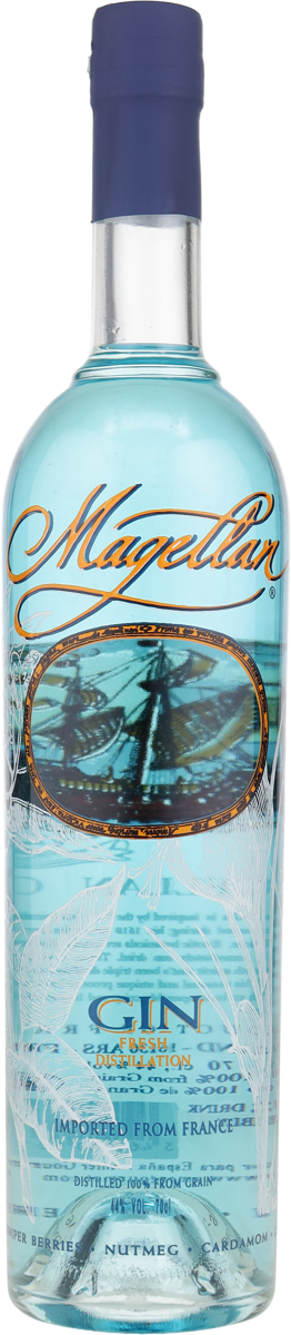 Gin Magellan 44% vol. Blue Gin 0,7 Ltr.