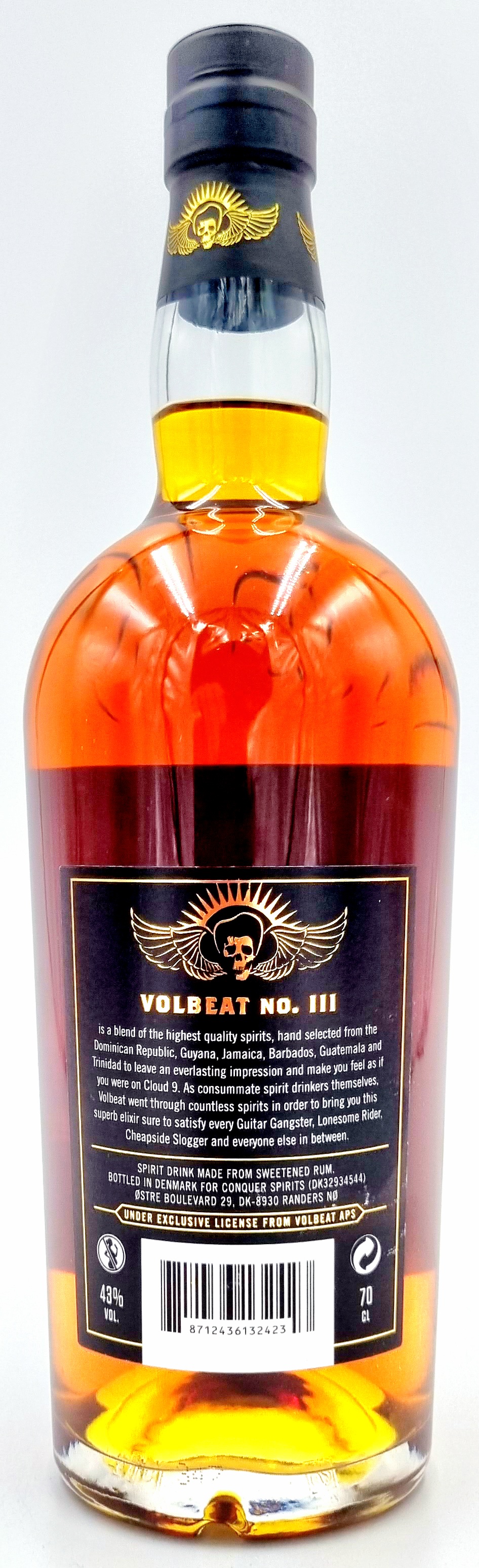 Volbeat NO. III Premium Rum 43% vol. 0,7l