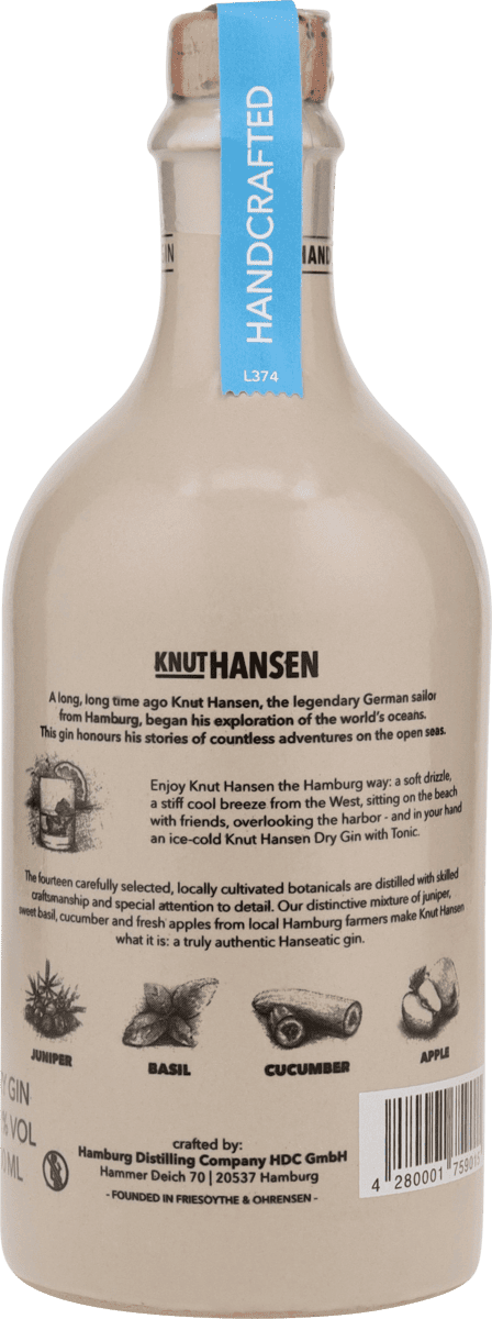 Knut Hansen Dry Gin 0,5l