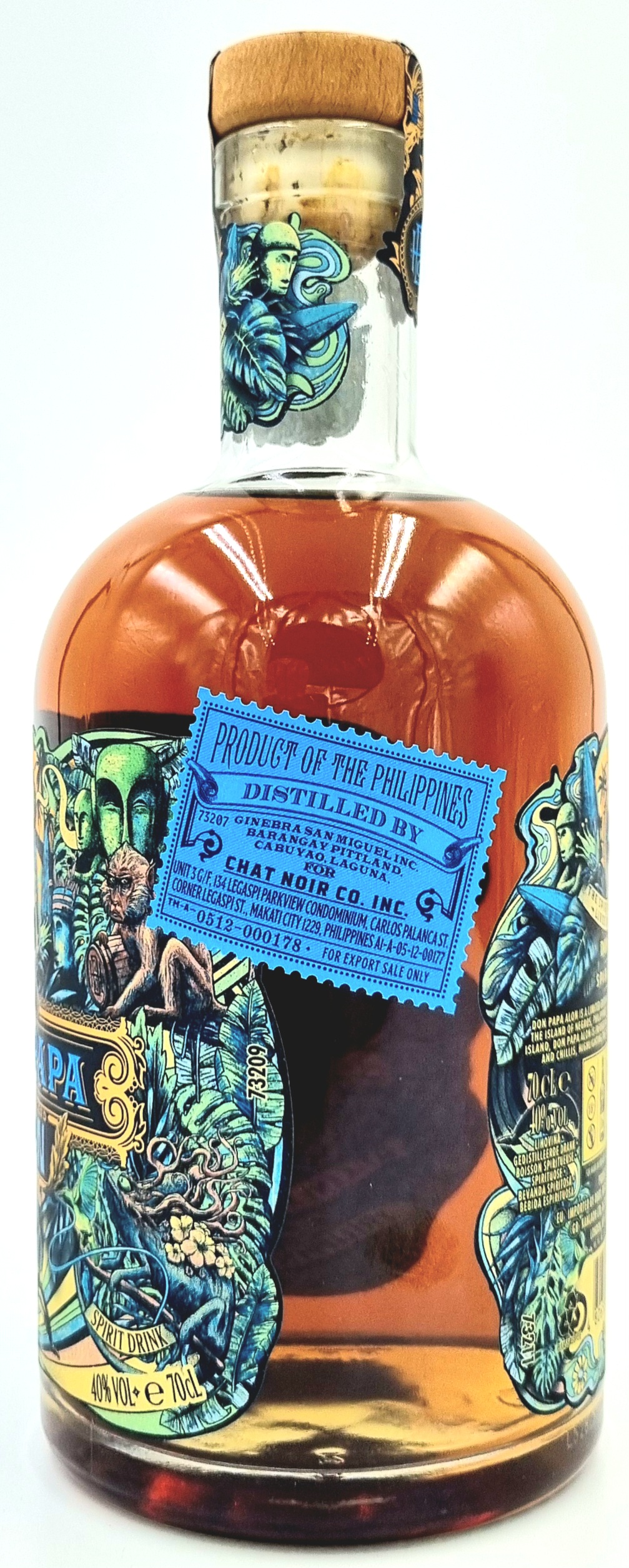 Don Papa Alon 40% vol. Philippinen, Zuckerinsel Negros 0,7 l