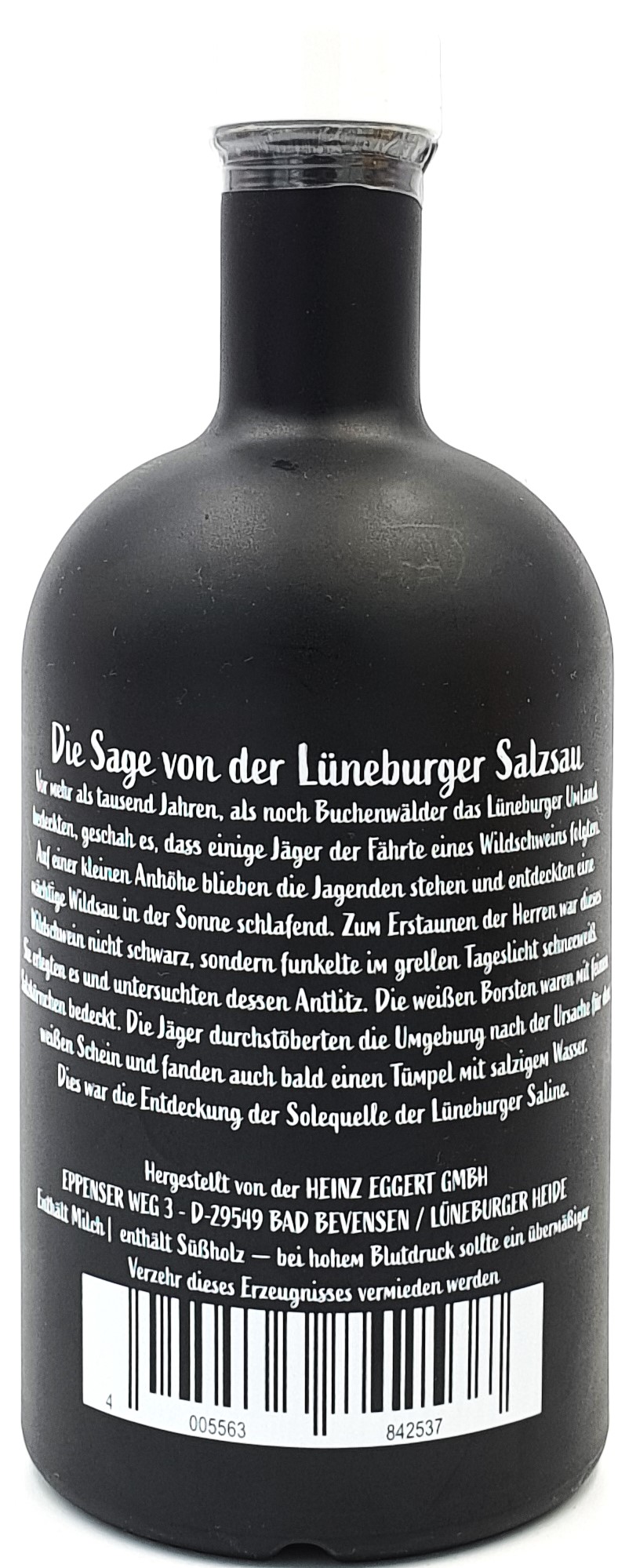 Lüneburger Salzsau Salziger-Sahne-Lakritz Likör 17% vol. 0,5l