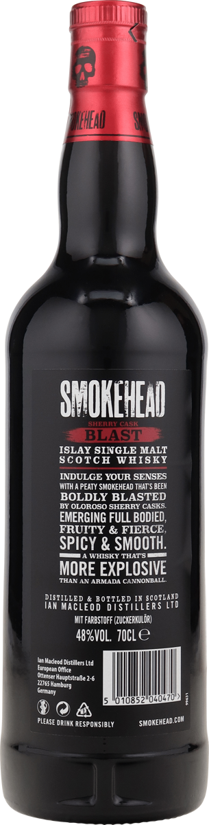 Smokehead Sherry Cask  Blast 48% vol. Scotch Islay Malt Whisky 0,7l