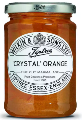 Wilkin & Sons "Tiptree Crystal Orange" Orangen Marmelade England 340 g