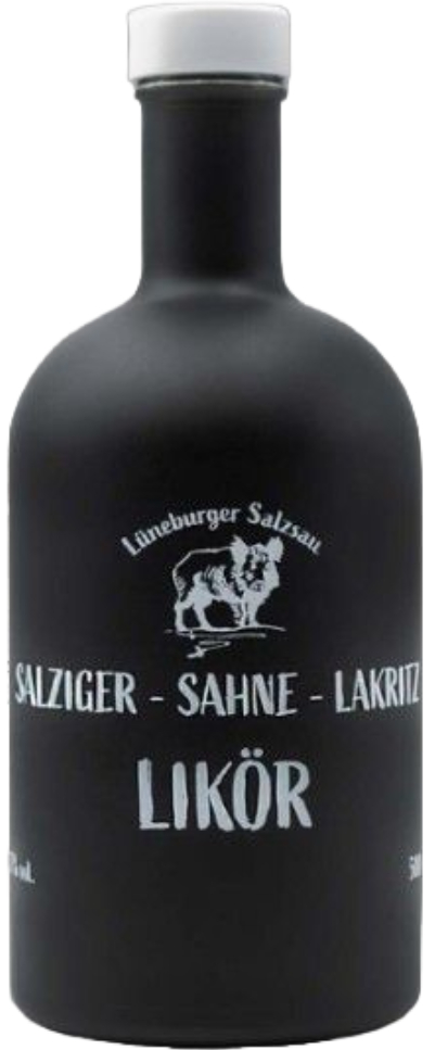 Lüneburger Salzsau Salziger-Sahne-Lakritz Likör 17% vol. 0,5l