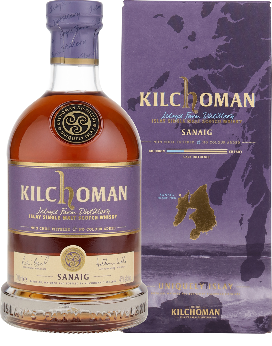 Kilchoman Sanaig 46%vol.  Islay Single Malt Whisky 0,7 l