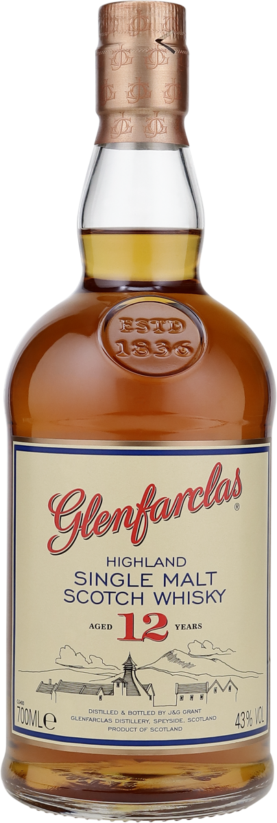 Glenfarclas 12 Jahre 43% vol. Highland Single Malt 0,7 l