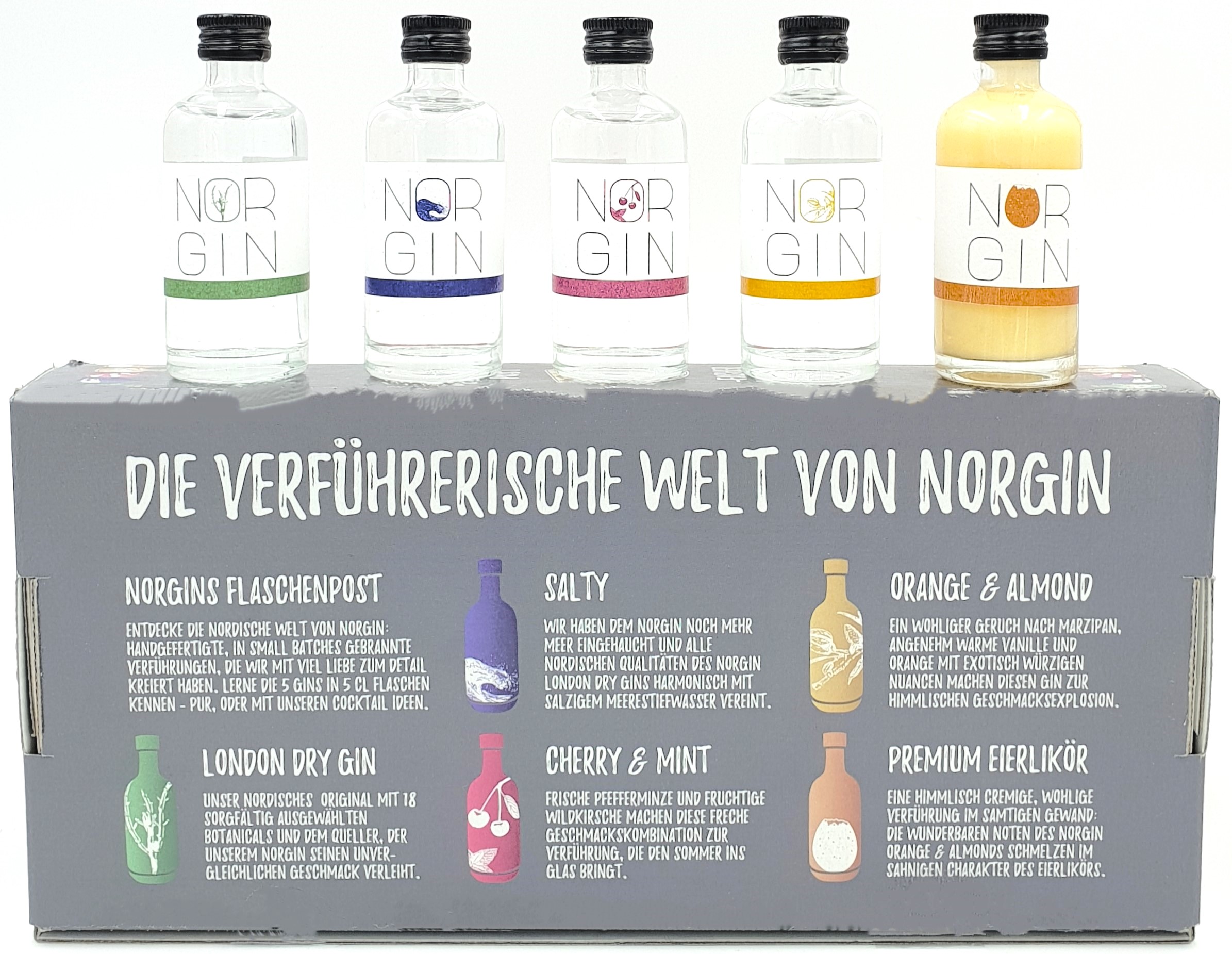 NORGIN Probierbox Gin 22,5-43% vol. Stk.