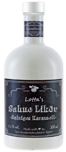 Lotta's Sahne Likör -Salziges Karamel- 16% vol. 0,2l