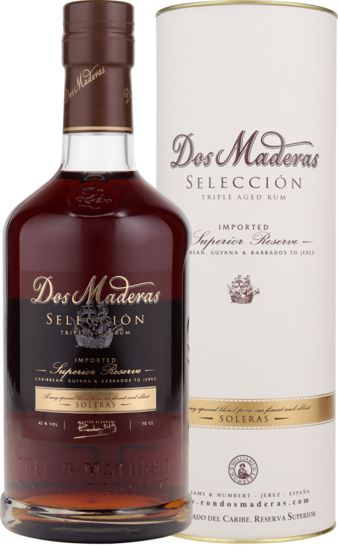 Dos Maderas Selection Rum 42% vol. Rum aus Spanien 0,7 l
