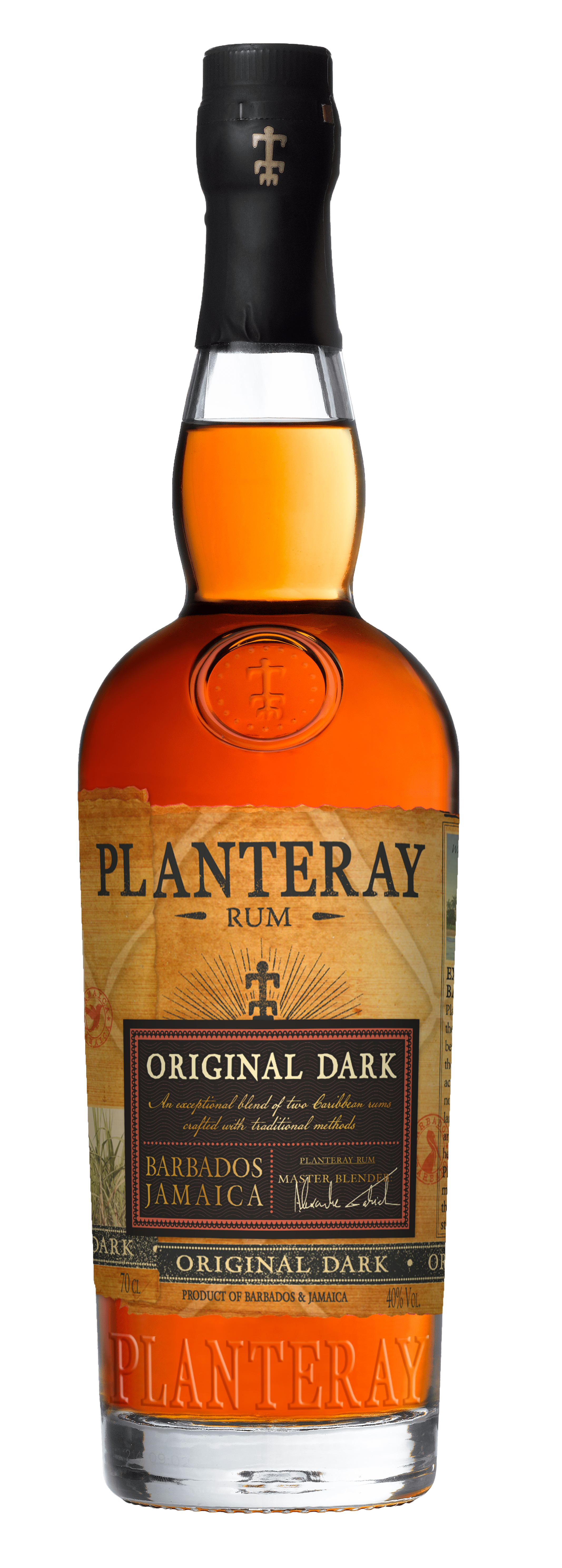Rum Planteray Original Dark Barbados Jamaica 40% vol. 0,7 l
