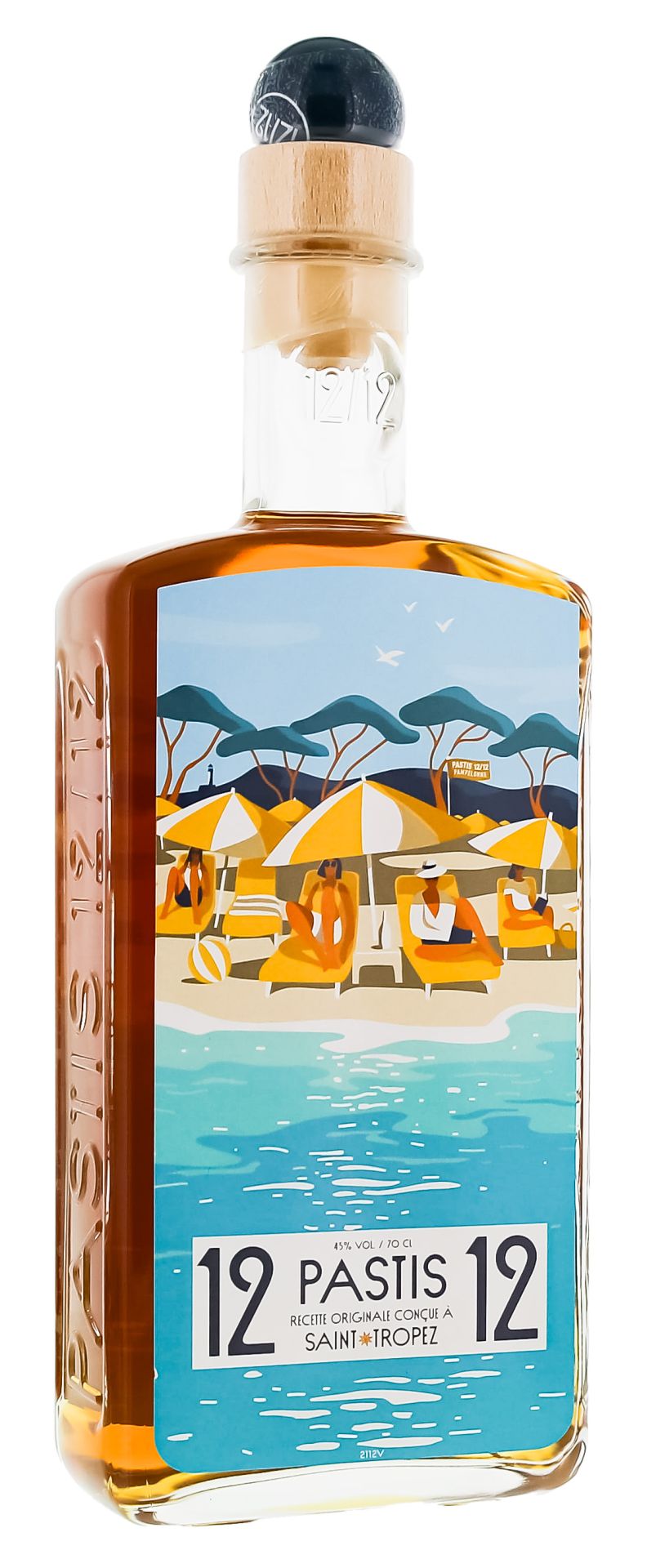 12/12 Pastis de Saint Tropez Pampelone Limitedt Edition 45% vol. 0,7l