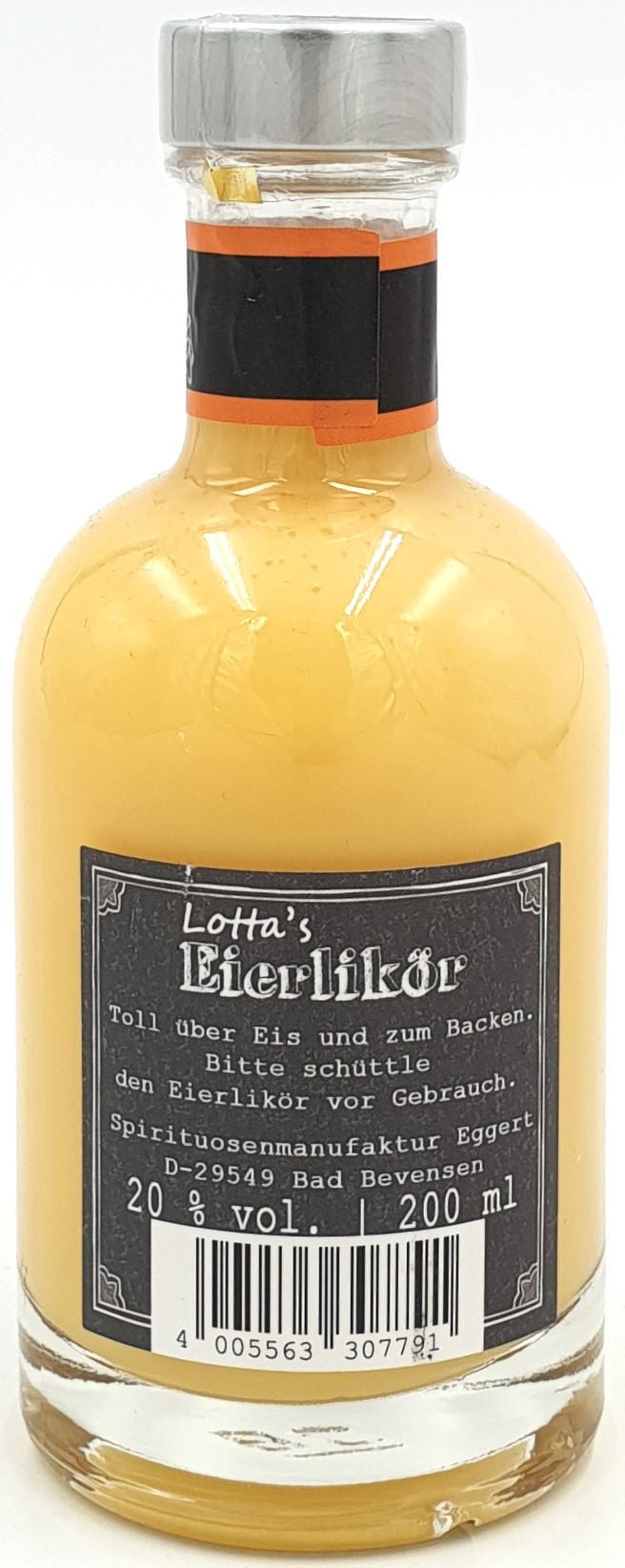Lotta's Eierlikör mit Orange 20% vol. 0,2l