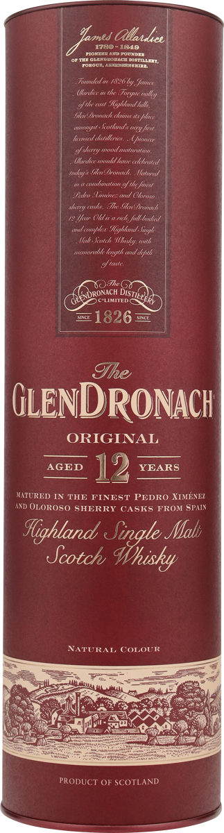 Glen Dronach 12Years Old 43% vol. Highland Single Malt Scotch, Speyside 0,7 l
