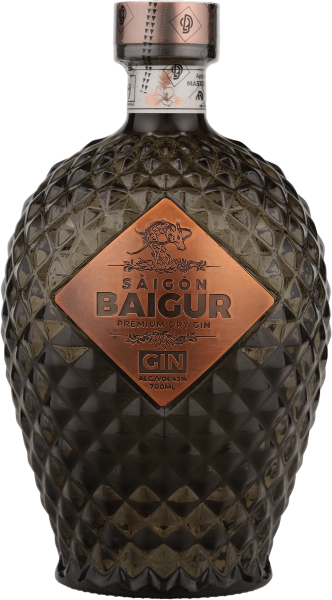 Saigon Baigur Dry Gin Gin aus Vietnam 43% 0,7l
