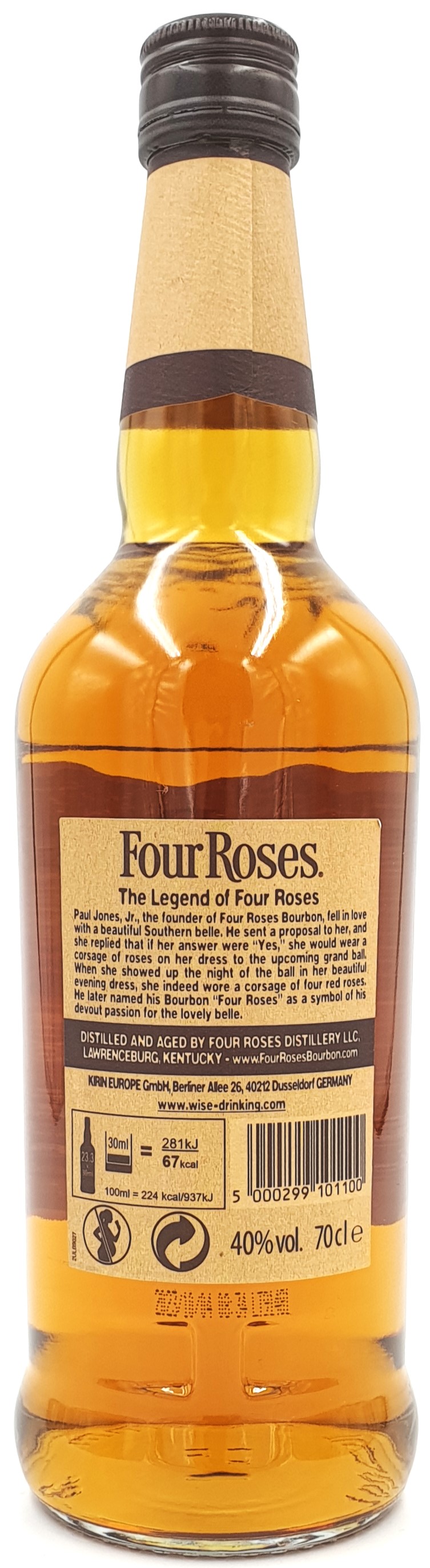 Four Roses 40% vol. Kentucky Staight Bourbon 0,7 l