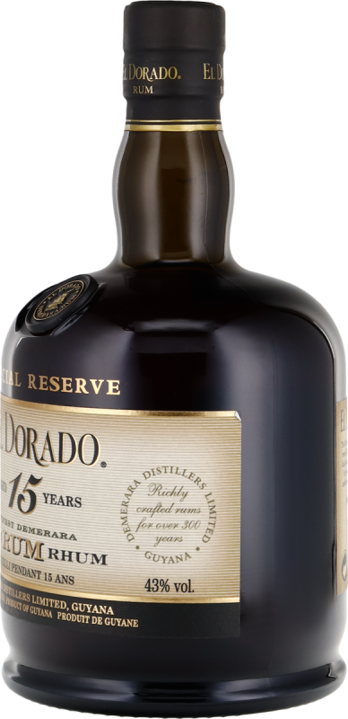El Dorado 15 Y Special Reserve 43% vol. Rum aus Guyana 0,7 l