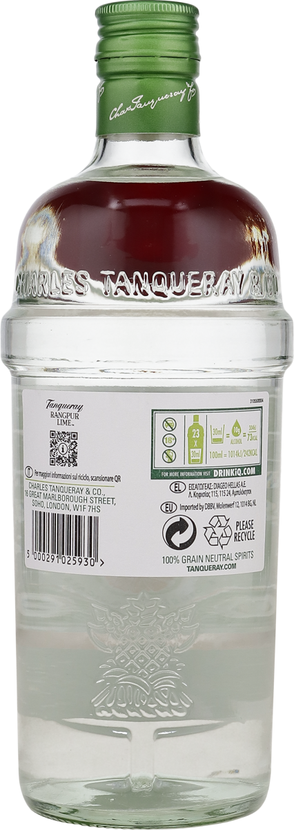 Tanqueray Rangpur 41,3% vol. Lime distilled Gin 0,7l
