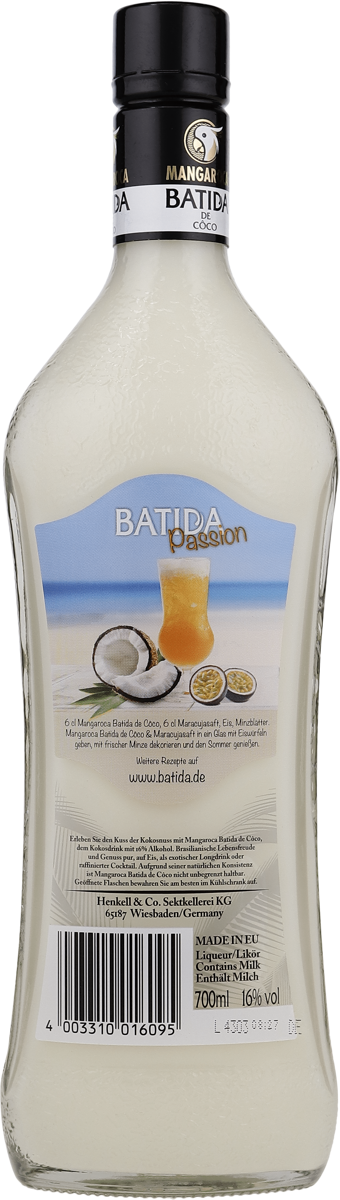 Batida de Coco Liqueur 16% vol. Mangaroca 0,7 l