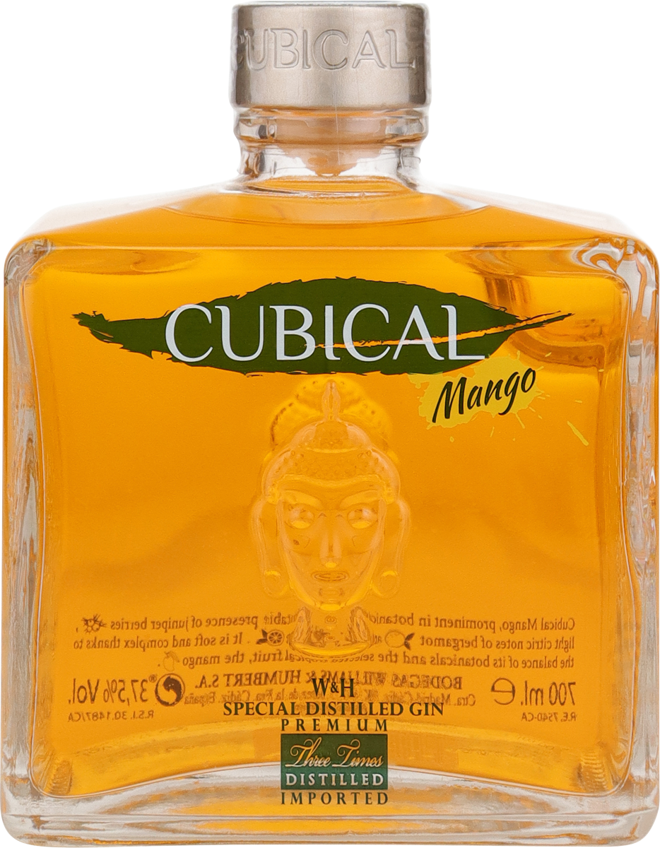 Cubical Premium Special Distilled Mango Gin 37,5% vol. 0,70l