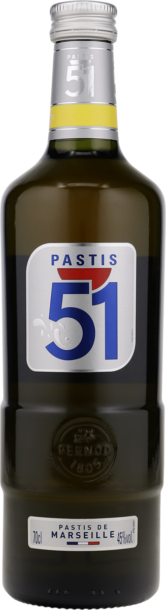 Pastis 51  40% vol. Französischer anishaltiger Likör 0,7 l