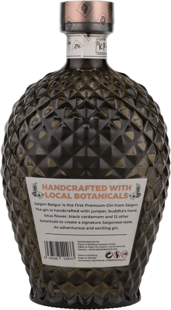 Saigon Baigur Dry Gin Gin aus Vietnam 43% 0,7l