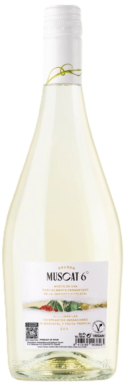 Eguren Ugarte Muscat 6° lieblicher Weißwein Spanien 0,75 l