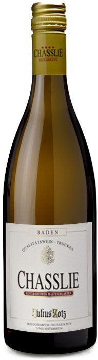 Julius Zotz Chasslie - Gutedel sur Lie Markgräflerland Baden 0,75 l