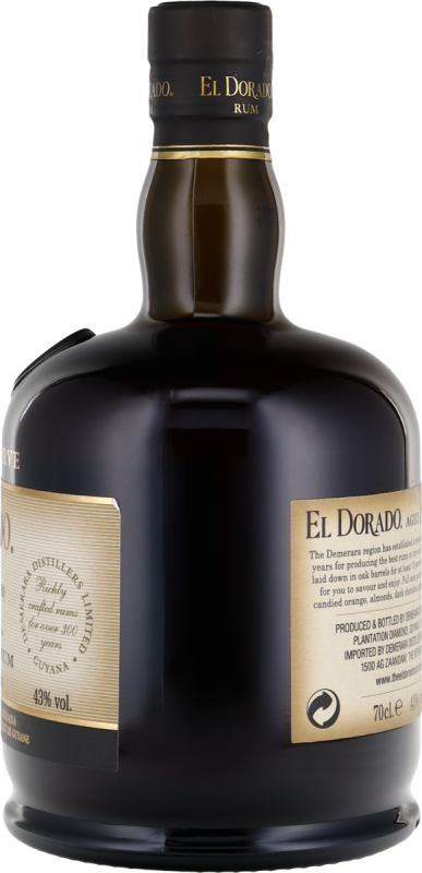 El Dorado 15 Y Special Reserve 43% vol. Rum aus Guyana 0,7 l