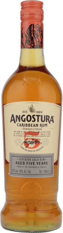 ANGOSTURA Gold Rum 5 Jahre 40% vol. From Trinidad & Tobago 0,7 l