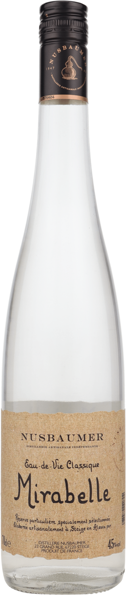 Nusbaumer Mirabelle 45% vol. Selection Eau-de-Vie 0,7 l