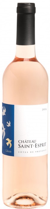 Château Saint-Esprit ROSÉ-CÉLESTE AOP Côtes de Provence Frankreich BIO 0,75 l