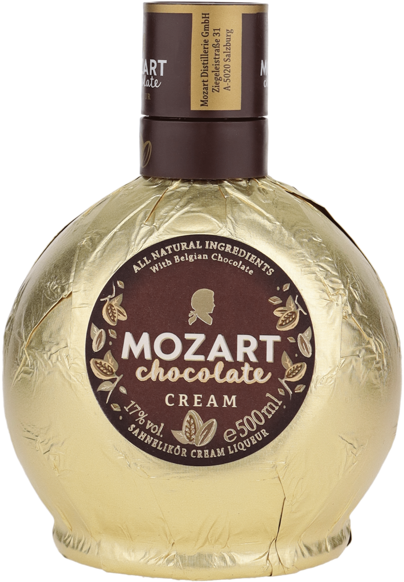 Mozart Likör 17% vol.  Chocolate Cream Likör aus Österreich 0,5 l