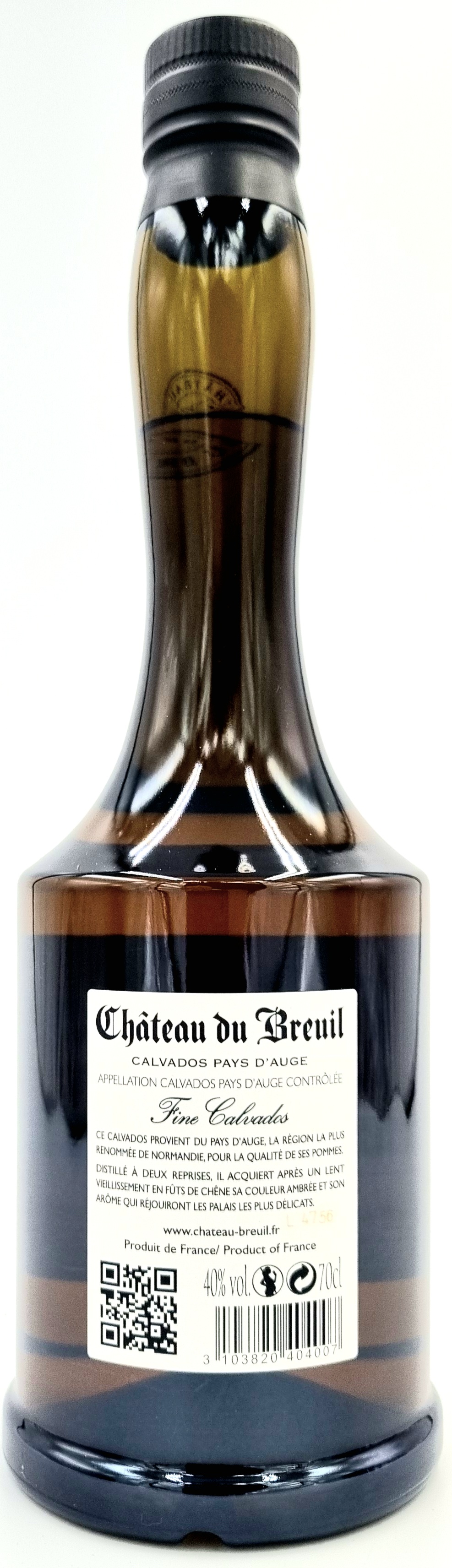 Chateau du Breuil Fine Calvados Pays D' Auge 40% vol. 0,7l
