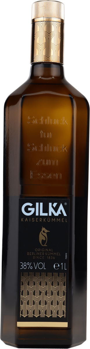Gilka Kaiser Kümmel Berliner Spezialität 38% vol. BIO 1,0 l