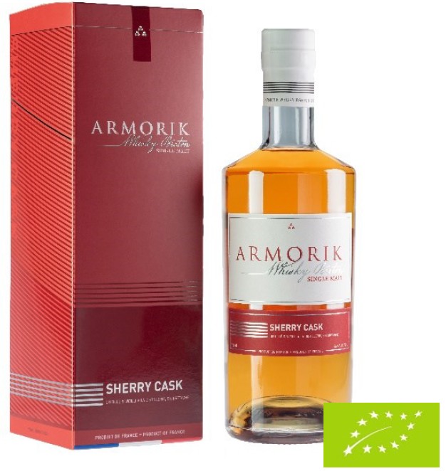 Armorik Sherry Cask 46% vol. Single Malt Whisky aus Frankreich BIO 0,7 l