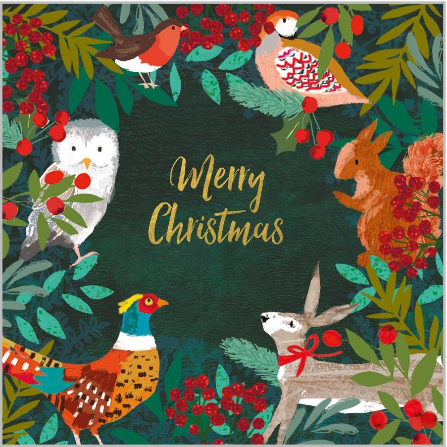 PPD Design Serviette "Christmas Forest" 12,5x12,5cm Stk.