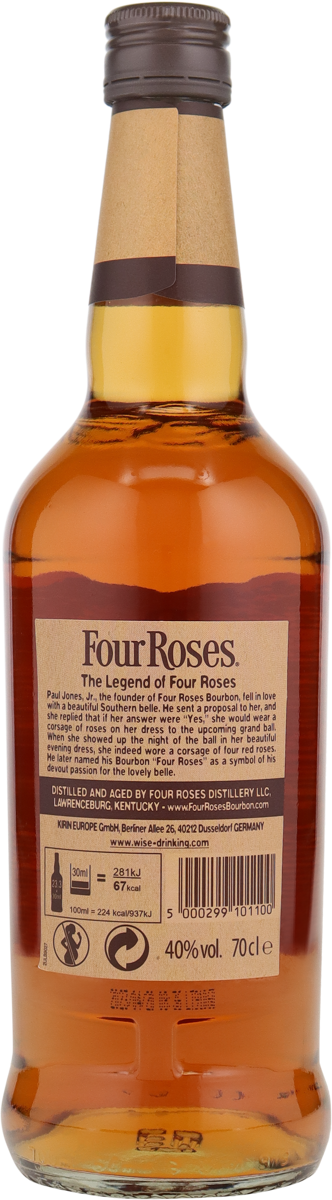 Four Roses 40% vol. Kentucky Staight Bourbon 0,7 l