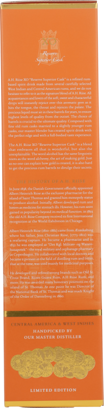 A.H. Riise XO Reserve Superior Cask 40% vol. 0,7l