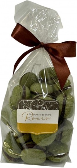 Biscottificio Baci di Dama al Pistacchio Pistazienkeks mit Schokolade gefüllt Piemont Italien 230 g