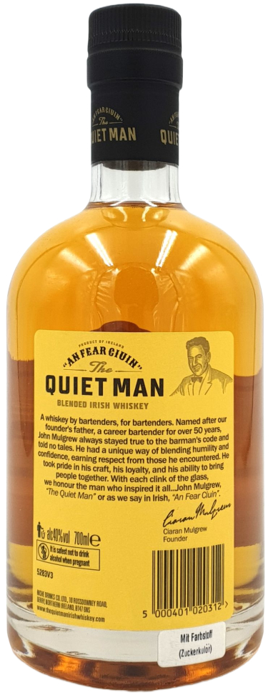 Quiet Man 40% vol. Superior Irish Whiskey Blend 0,7 l